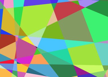 Geometrik soyutlama üretken sanat arkaplan çizimi