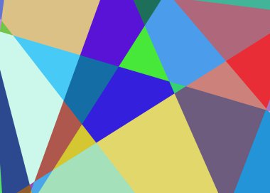 Geometrik soyutlama üretken sanat arkaplan çizimi