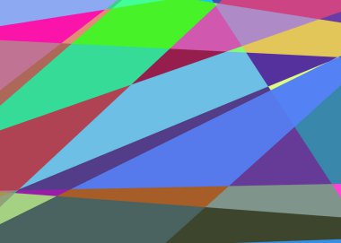 Geometrik soyutlama üretken sanat arkaplan çizimi