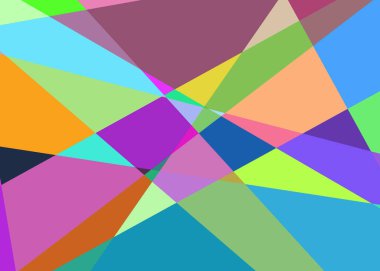 Geometrik soyutlama üretken sanat arkaplan çizimi