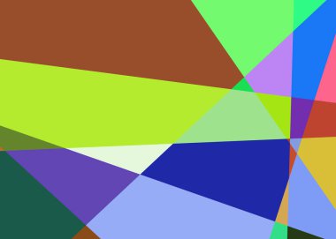 Geometrik soyutlama üretken sanat arkaplan çizimi