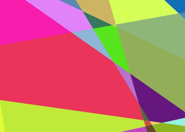 Geometric Abstraction Generative Art Background Art Illustration — Stockvector