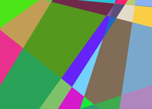 Geometric Abstraction Generative Art Background Art Illustration — Stock vektor