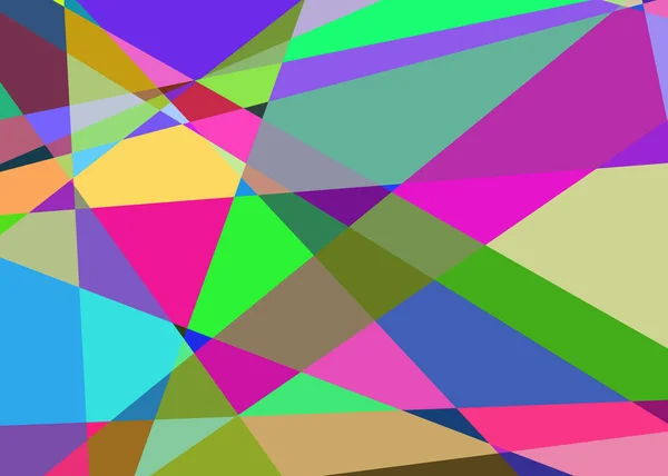 Geometric Abstraction Generative Art Background Art Illustration — Vector de stock