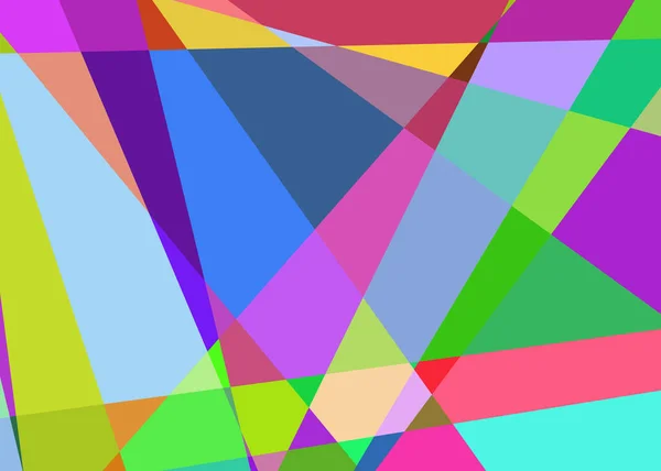 Geometric Abstraction Generative Art Background Art Illustration — Stok Vektör