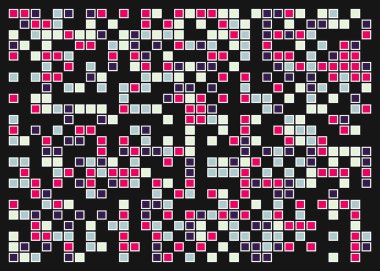 Ofset Quad üretken sanat arkaplan çizimi