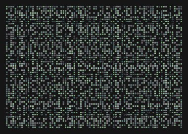 Ofset Quad üretken sanat arkaplan çizimi
