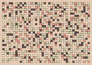 Ofset Quad üretken sanat arkaplan çizimi