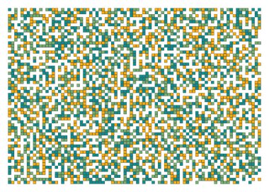 Ofset Quad üretken sanat arkaplan çizimi