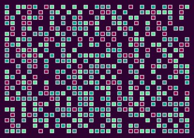 Ofset Quad üretken sanat arkaplan çizimi