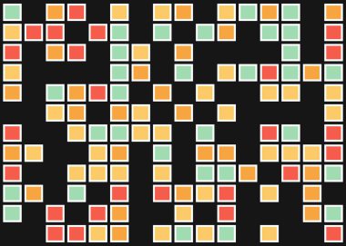 Ofset Quad üretken sanat arkaplan çizimi