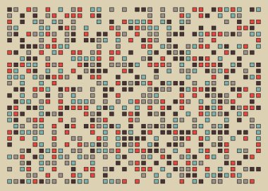 Ofset Quad üretken sanat arkaplan çizimi