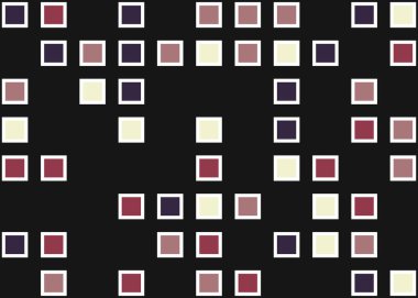 Ofset Quad üretken sanat arkaplan çizimi