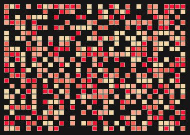 Ofset Quad üretken sanat arkaplan çizimi