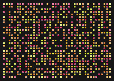 Ofset Quad üretken sanat arkaplan çizimi