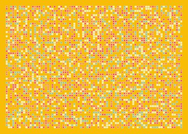 Ofset Quad üretken sanat arkaplan çizimi