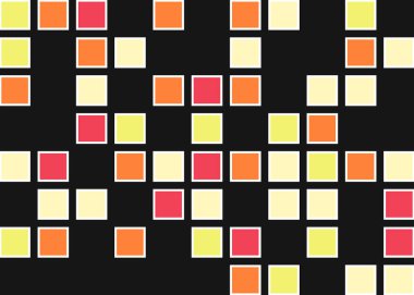 Ofset Quad üretken sanat arkaplan çizimi