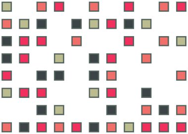 Ofset Quad üretken sanat arkaplan çizimi