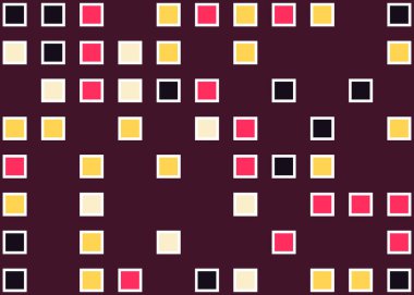 Ofset Quad üretken sanat arkaplan çizimi