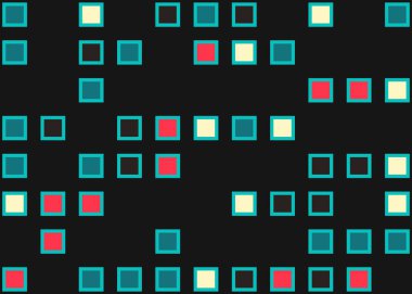 Ofset Quad üretken sanat arkaplan çizimi