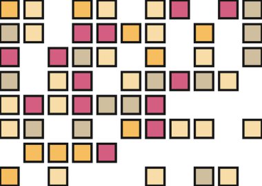 Ofset Quad üretken sanat arkaplan çizimi