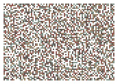 Ofset Quad üretken sanat arkaplan çizimi