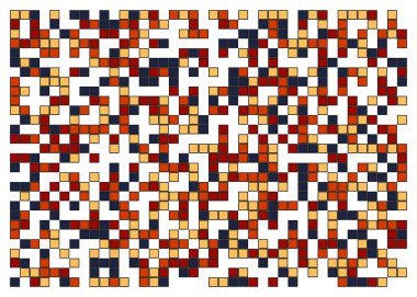 Ofset Quad üretken sanat arkaplan çizimi