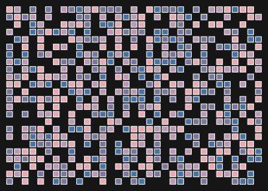 Ofset Quad üretken sanat arkaplan çizimi