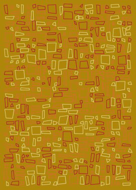 Ofset Quad üretken sanat arkaplan çizimi