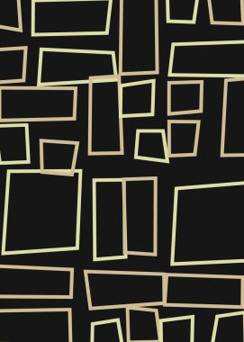 Ofset Quad üretken sanat arkaplan çizimi