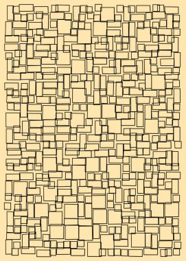 Ofset Quad üretken sanat arkaplan çizimi