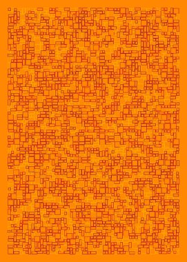 Ofset Quad üretken sanat arkaplan çizimi