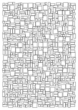 Ofset Quad üretken sanat arkaplan çizimi