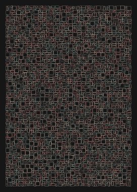 Ofset Quad üretken sanat arkaplan çizimi