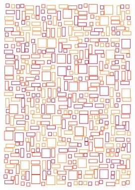 Ofset Quad üretken sanat arkaplan çizimi