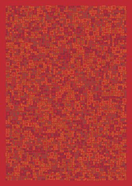 Ofset Quad üretken sanat arkaplan çizimi