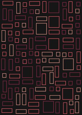 Ofset Quad üretken sanat arkaplan çizimi