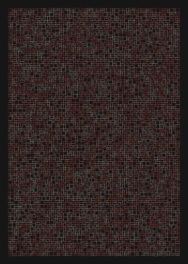 Ofset Quad üretken sanat arkaplan çizimi