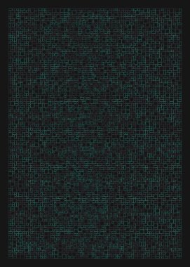 Ofset Quad üretken sanat arkaplan çizimi