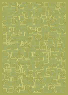 Ofset Quad üretken sanat arkaplan çizimi