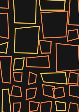 Ofset Quad üretken sanat arkaplan çizimi