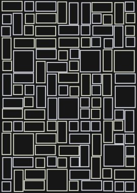 Ofset Quad üretken sanat arkaplan çizimi