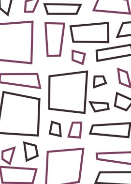 Ofset Quad üretken sanat arkaplan çizimi