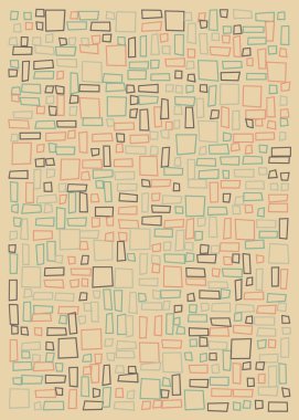 Ofset Quad üretken sanat arkaplan çizimi