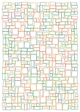 Ofset Quad üretken sanat arkaplan çizimi