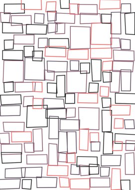 Ofset Quad üretken sanat arkaplan çizimi