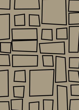 Ofset Quad üretken sanat arkaplan çizimi