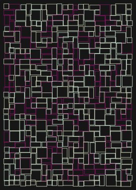 Ofset Quad üretken sanat arkaplan çizimi