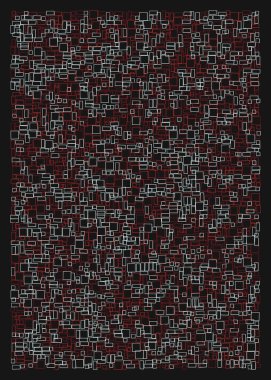 Ofset Quad üretken sanat arkaplan çizimi