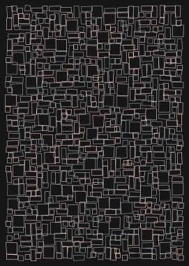 Ofset Quad üretken sanat arkaplan çizimi